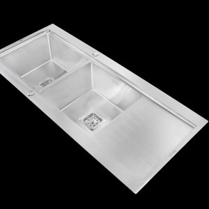 سینک باکسی 2 لگن infinity Divider کد 4014